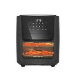 Frigidaire 5 in 1 Large Air Fryer Toaster Oven Combo - 12.6 Qt Total Capacity, 3.7 Qt Basket - 7 Preprogrammed Recipes, Airfryer Accessories Included, Black