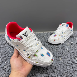 Men's shoes 2025 summer casual shoes men's large size breathable sports shoes non-slip fashionable and versatile men's trendy sneakers