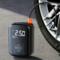 Portable Car Air Compressor with LED Light