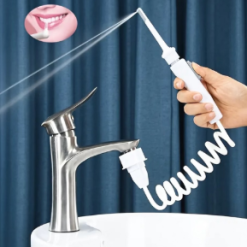 Portable Dental Tooth Floss with Tap Adapter